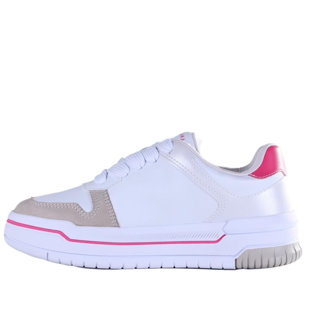 Tênis Casual Ramarim 25-94103 Branco/Pink Branco 2