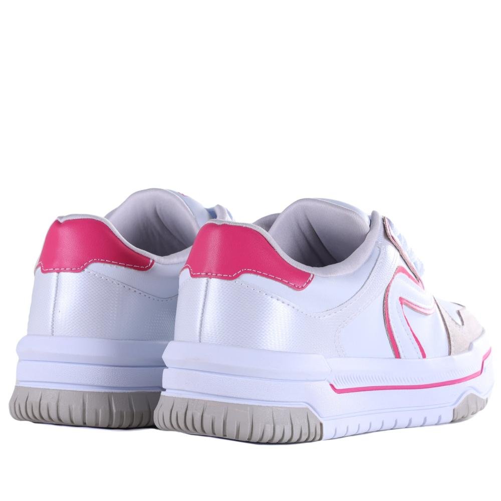 Tênis Casual Ramarim 25-94103 Branco/Pink Branco 5
