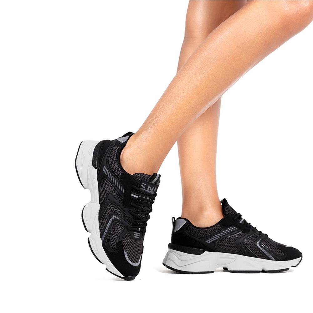 Tênis Ramarim Feminino Casual 2590131 Preto Preto 2