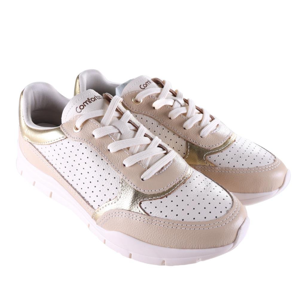 Tênis Feminino Comfortflex Casual 25-35303 Palha Bege 3