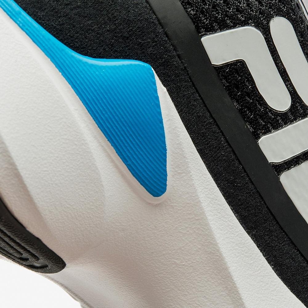 Tênis Corrida Fila Recovery Preto/Azul Preto 7