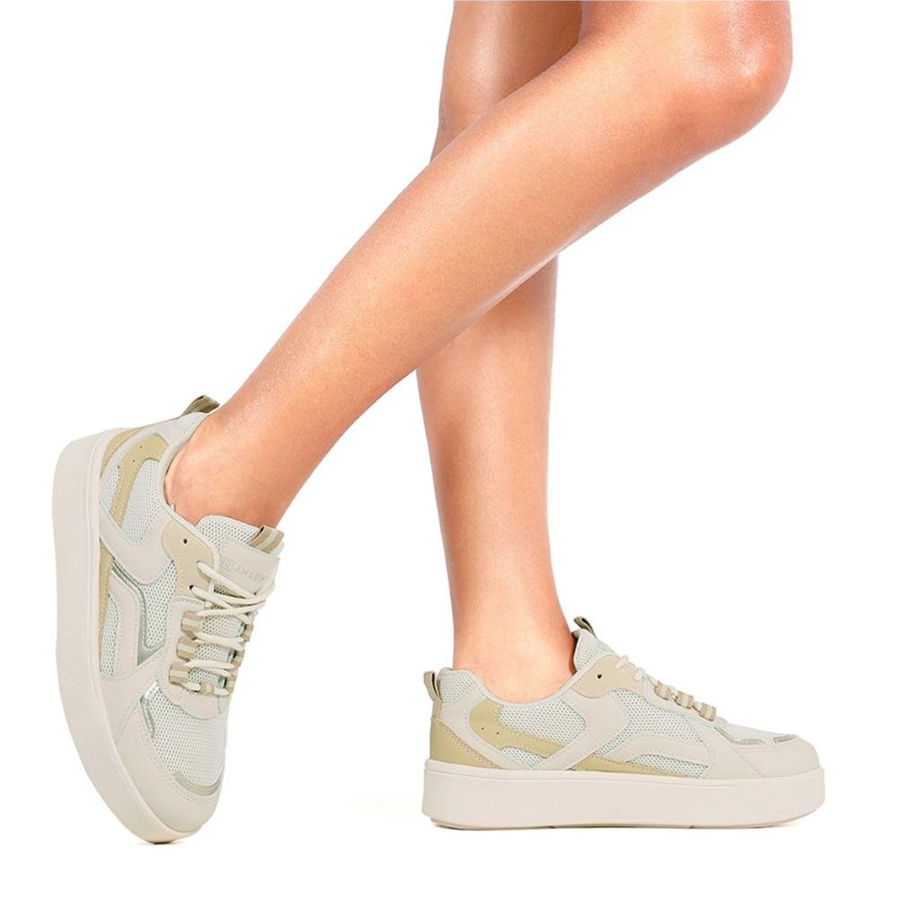 Tênis Casual Ramarim 25-83132 Natural Bege 2