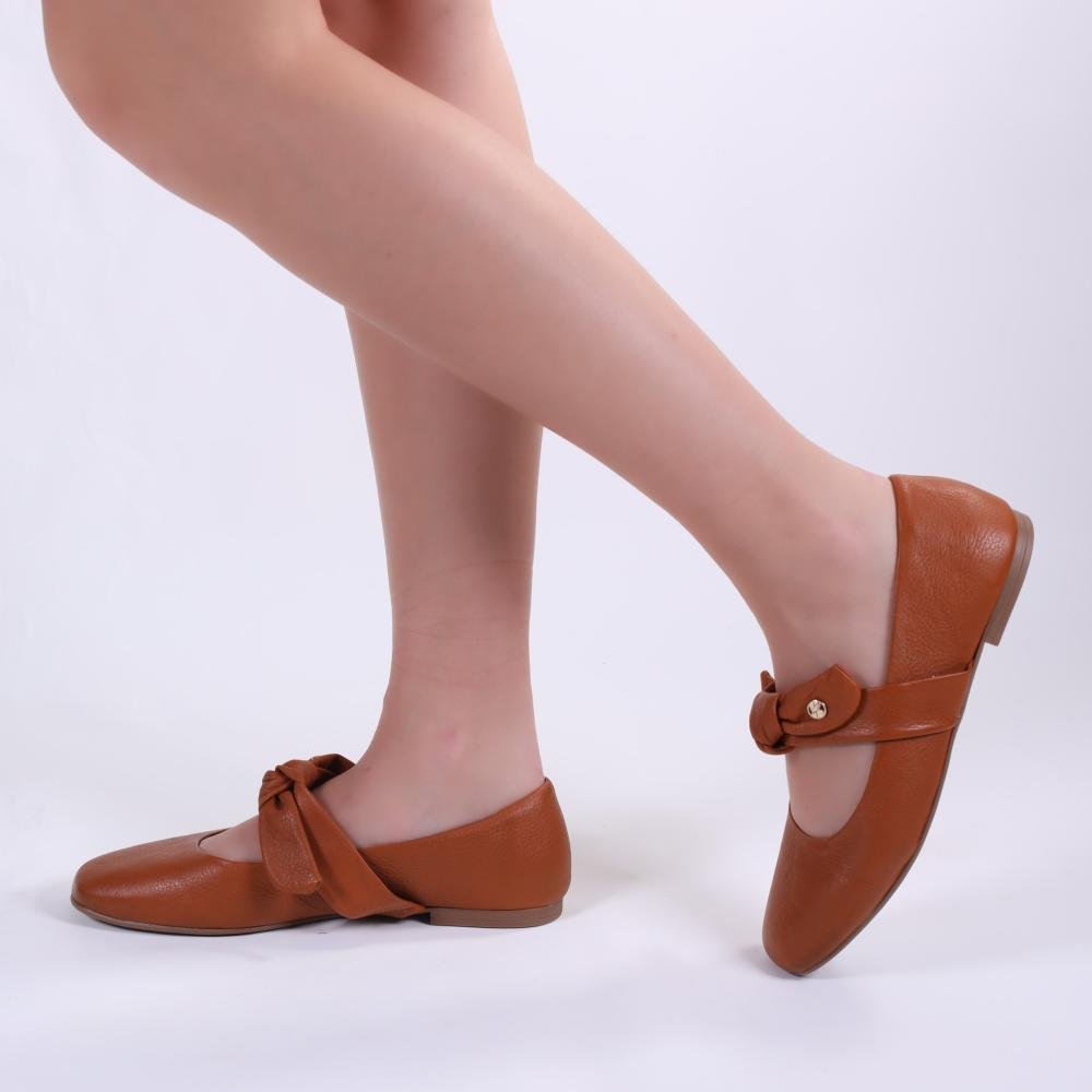 Sapatilha Feminina Bottero 361615 Caramelo Marrom 2