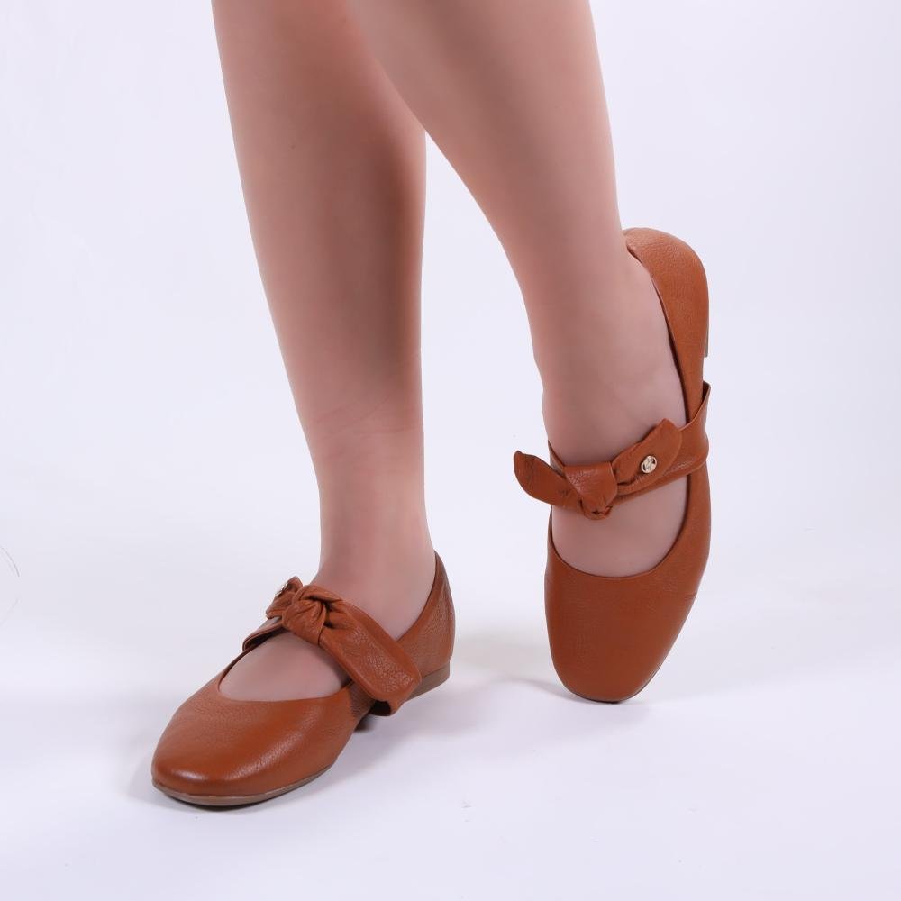Sapatilha Feminina Bottero 361615 Caramelo Marrom 3