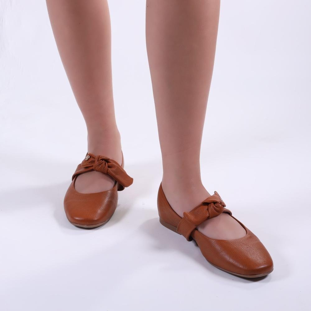 Sapatilha Feminina Bottero 361615 Caramelo Marrom 5