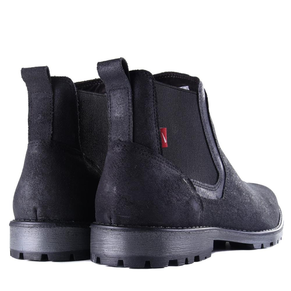 Bota Ferracini Masculina Couro Cross 9951-517C Preto Preto 5