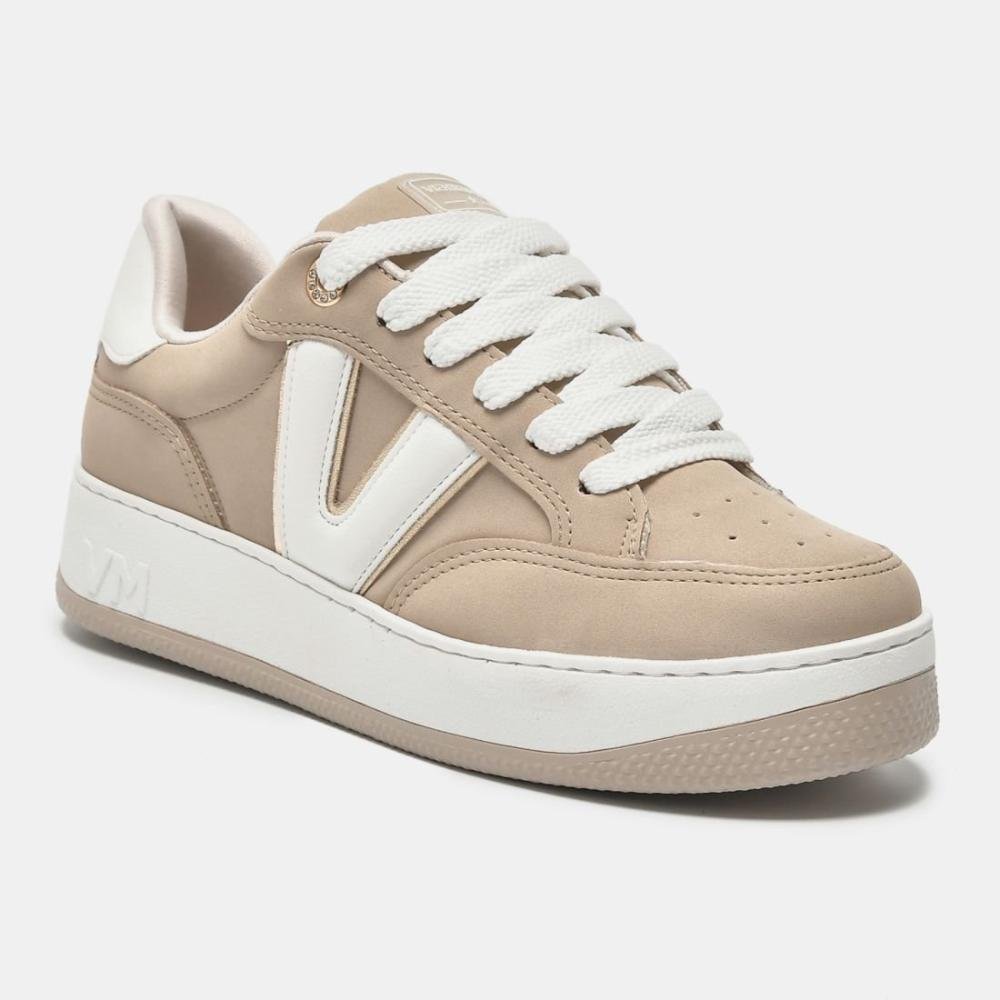 Tenis Via Marte Feminino Casual 209-004 Nude/Branco Nude/Branco 2
