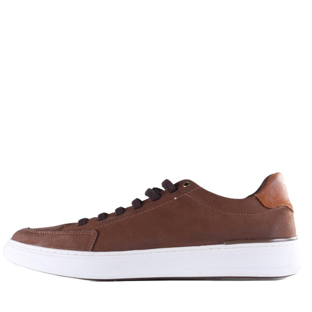 Tênis Ferracini Masculino Nobuck 2074 Chocolate Chocolate 4
