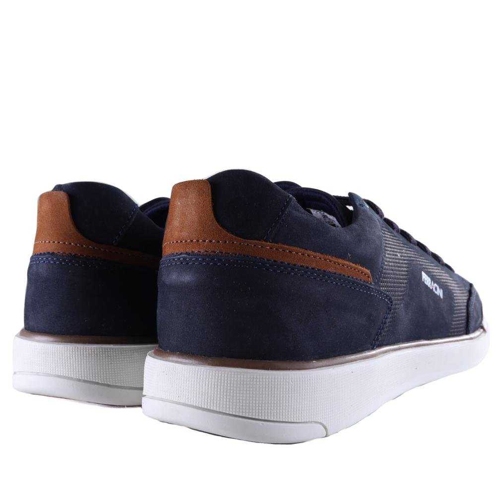 Tênis Ferracini Masculino Nobuck 1062F Marinho Marinho 5