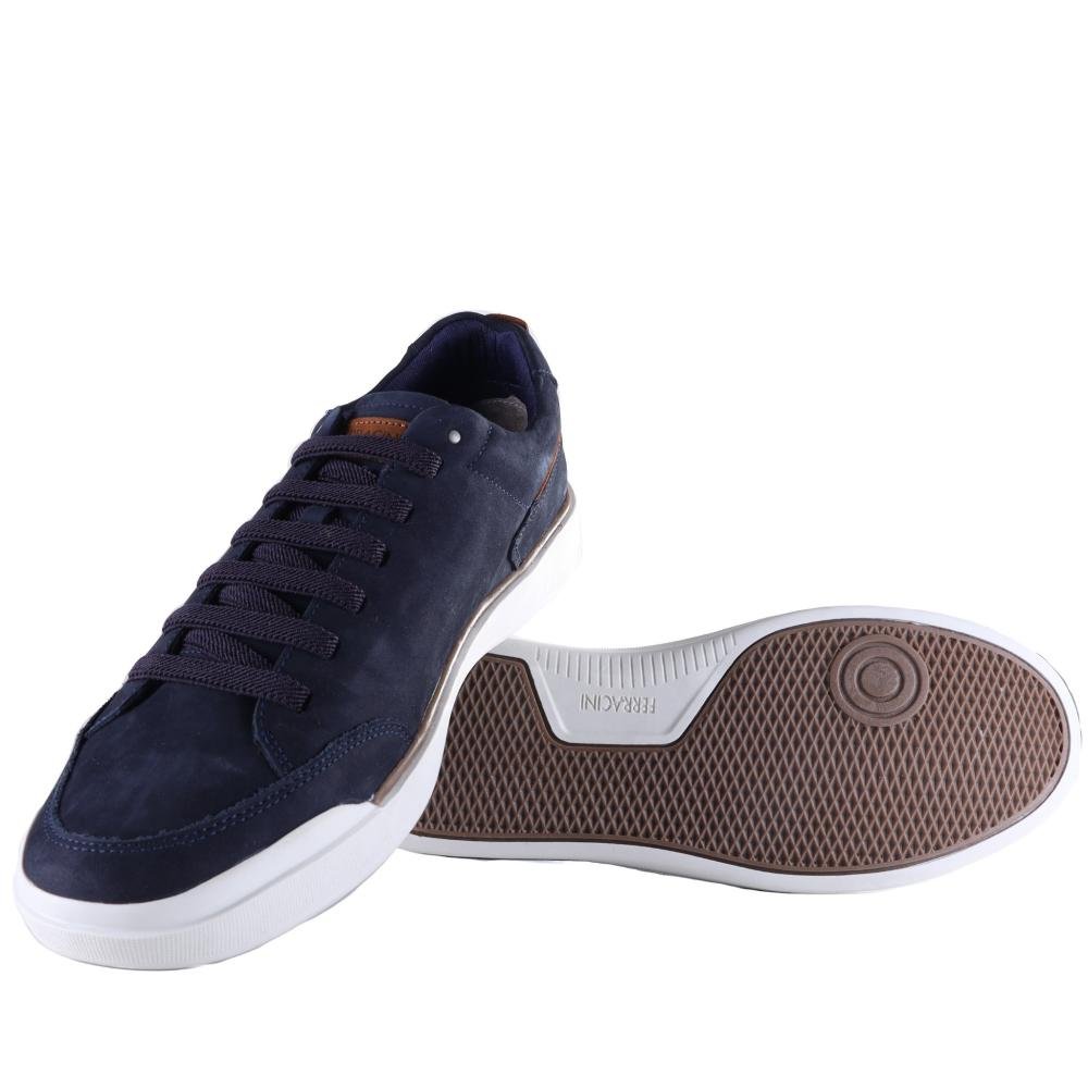 Tênis Ferracini Masculino Nobuck 1062F Marinho Marinho 6