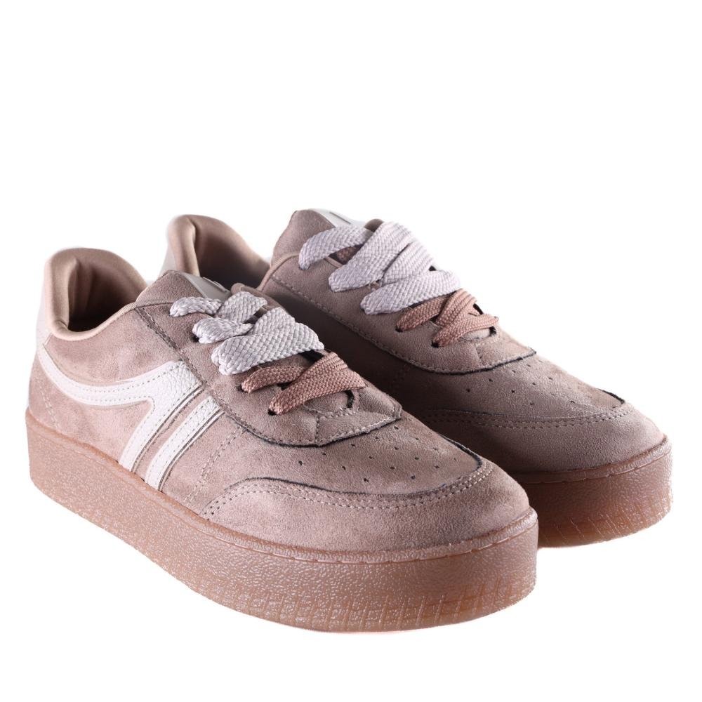 Tênis Feminino Via Marte 216-001 Nonoscada Marrom 3