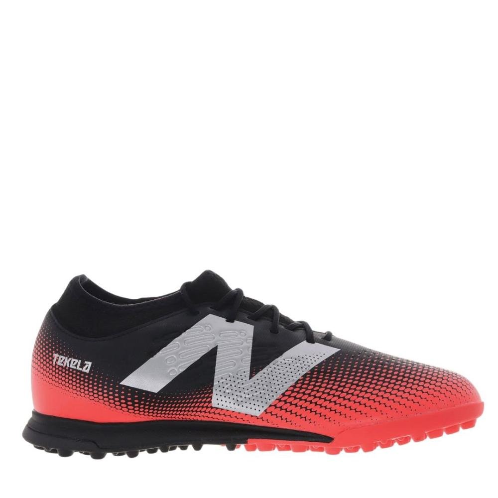 Chuteira Society New Balance Tekela Magique V4 Preto/Vermelho Preto/Vermelho 1