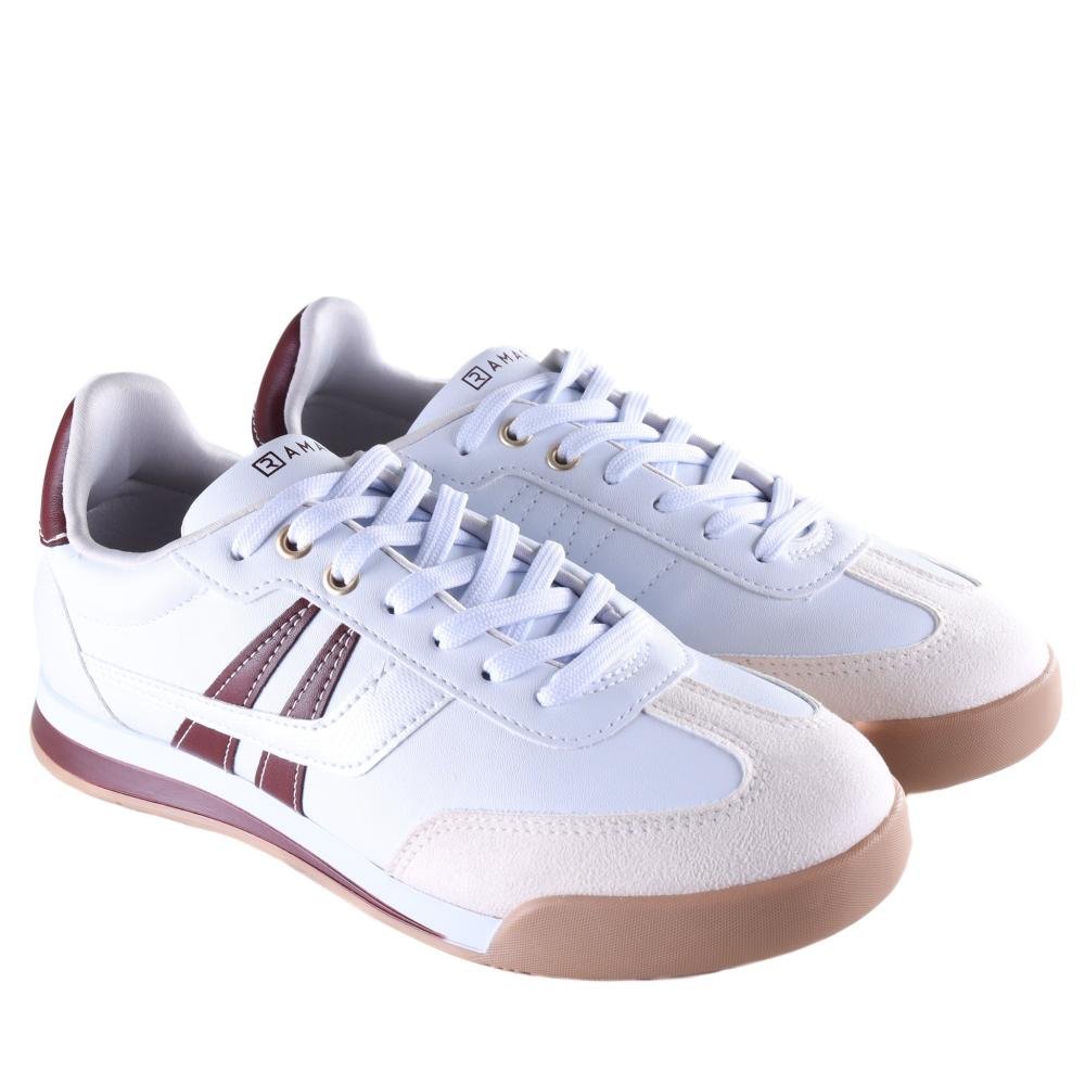 Tênis Ramarim Feminino 25-96101 Branco/Malbec Branco/Malbec 3
