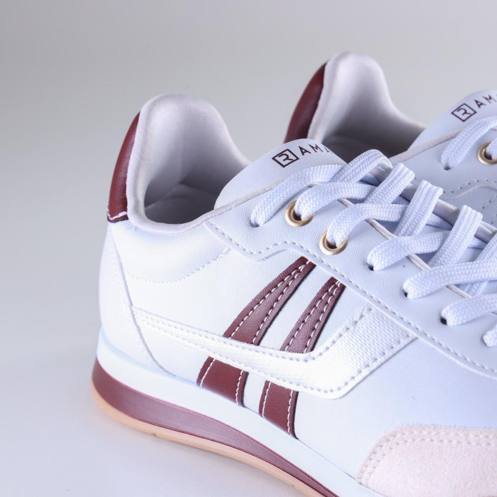 Tênis Ramarim Feminino 25-96101 Branco/Malbec Branco/Malbec 4