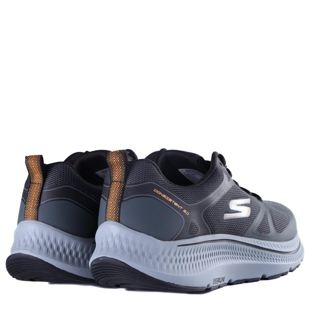 Tênis Masculino Skechers Go Run Consistent 2.0 220869 Cinza/Preto Cinza/Preto 5