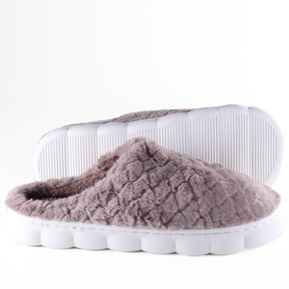 Pantufa Nuvem Zariff 200633 Marrom