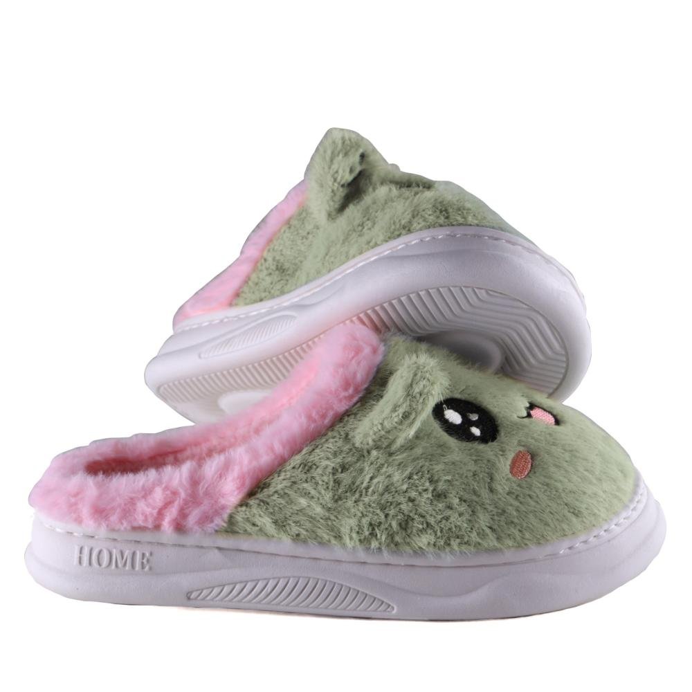 Pantufa Nuvem Infantil Zariff 802463 Verde Verde 2