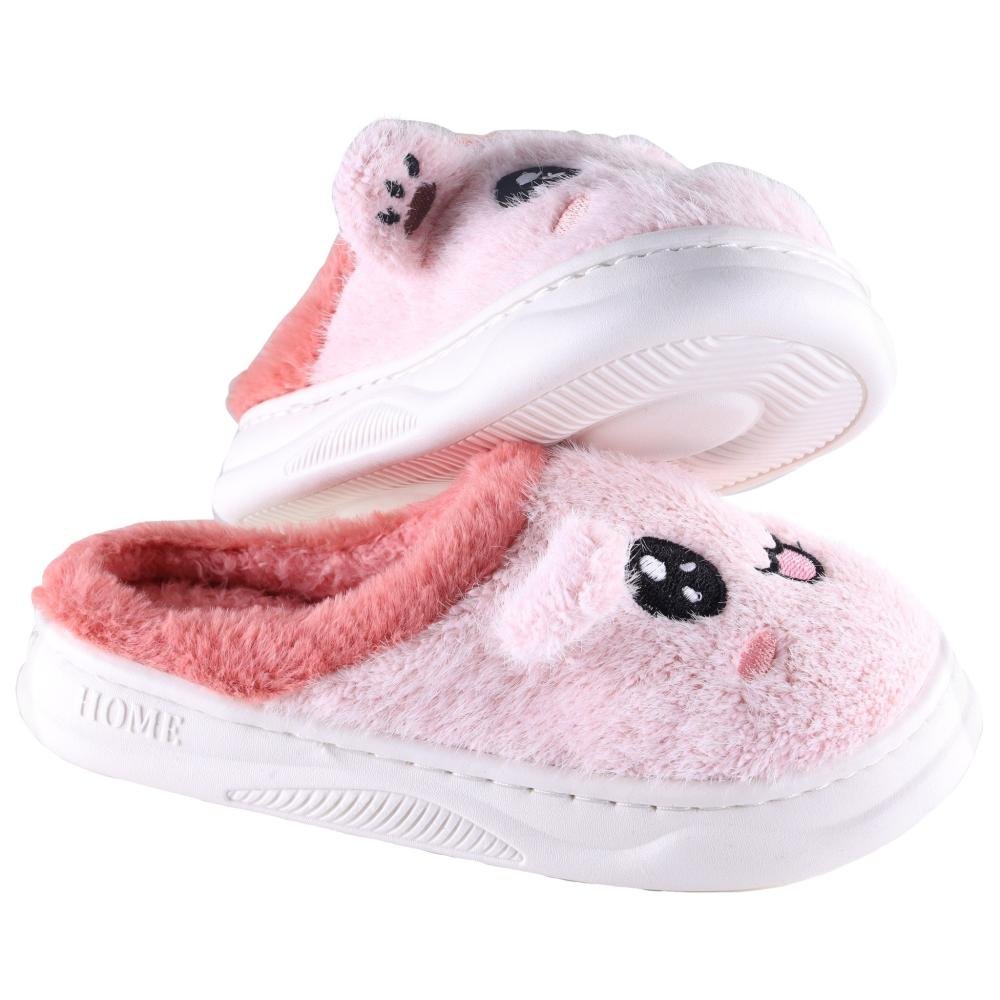 Pantufa Nuvem Infantil Zariff 802463 Rosa Rosa 2