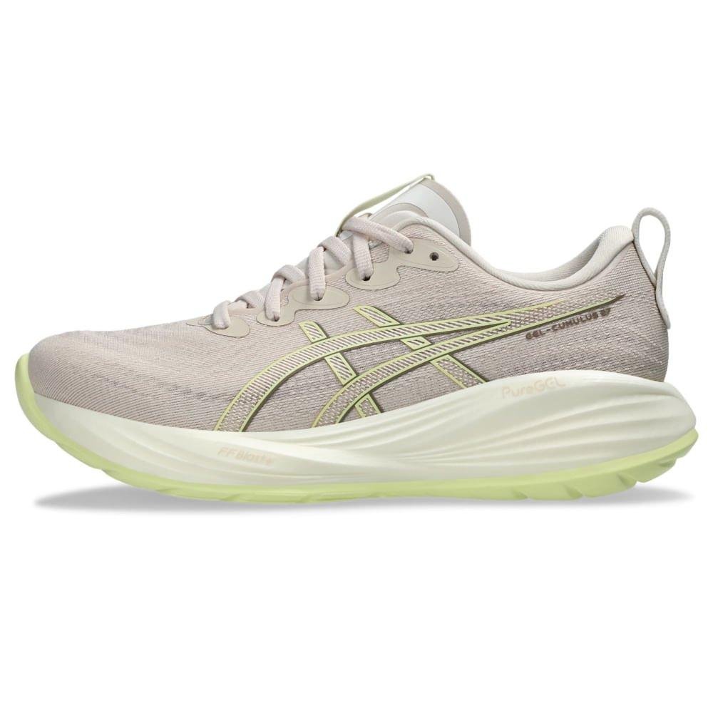 Tênis Feminino Asics Cumulus 27 Bege/Amarelo Bege/Amarelo 2