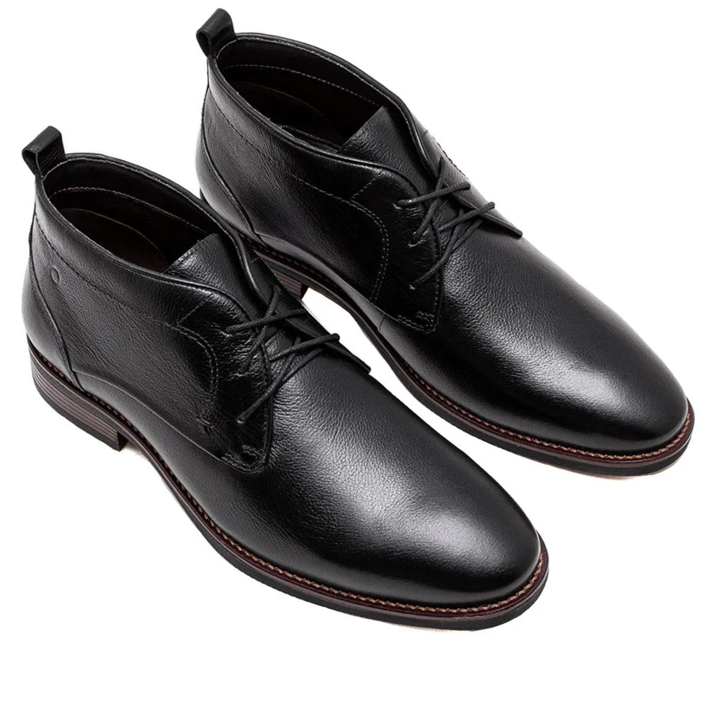 Bota Masculina Democrata Metropolitan Taylor Hi-Soft 627102 Preto Preto 2