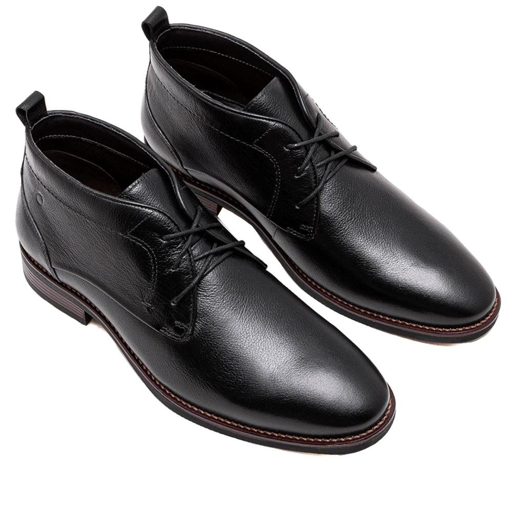 Bota Masculina Democrata Metropolitan Taylor Hi-Soft 627102 Preto Preto 2