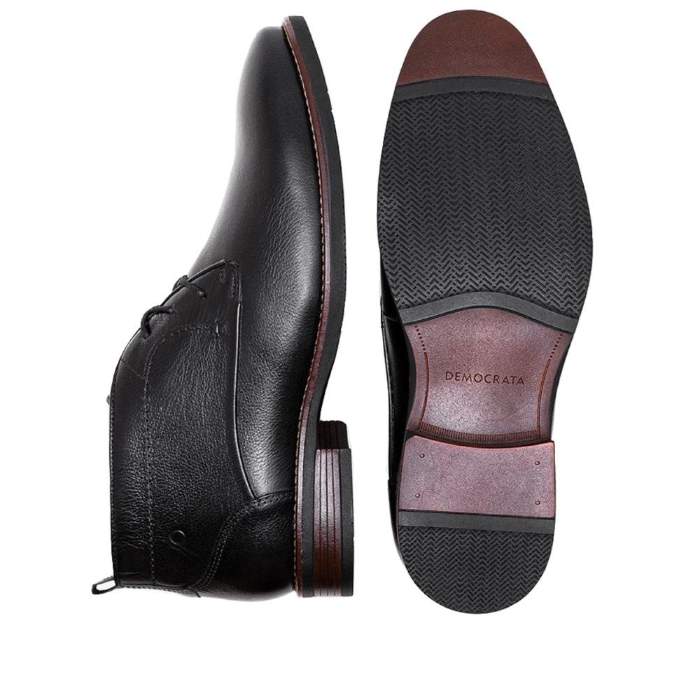 Bota Masculina Democrata Metropolitan Taylor Hi-Soft 627102 Preto Preto 4