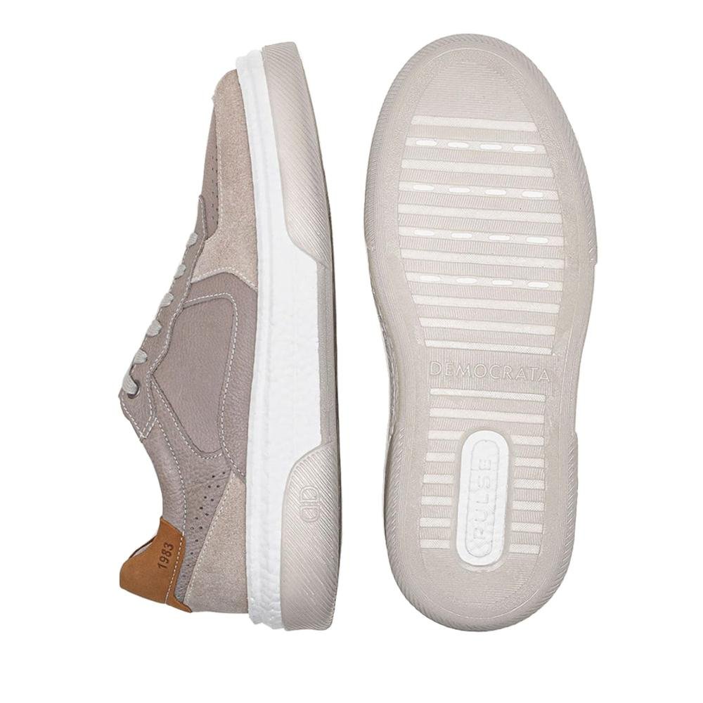 Tênis Masculino Democrata Denim Beat Pulse 623101 Gray Gray 4