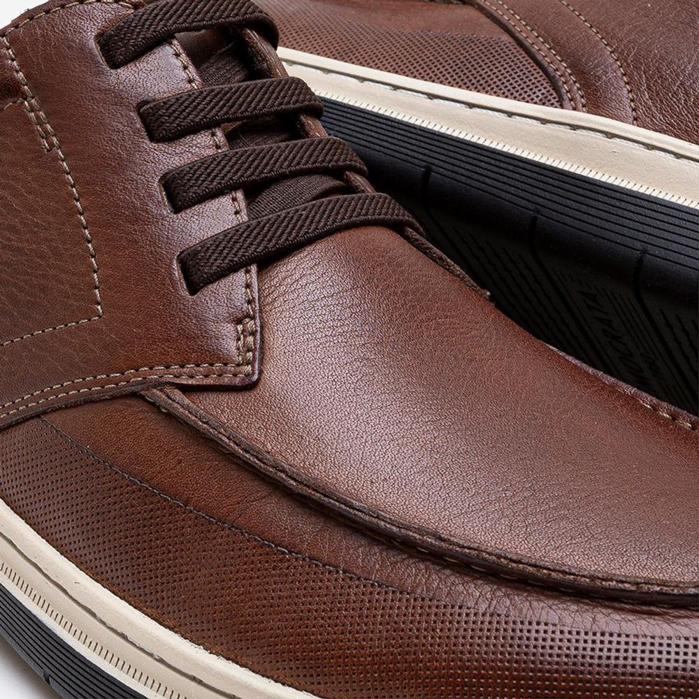 Sapato Masculino Democrata Easy Leave 245202 Conhaque Conhaque 3