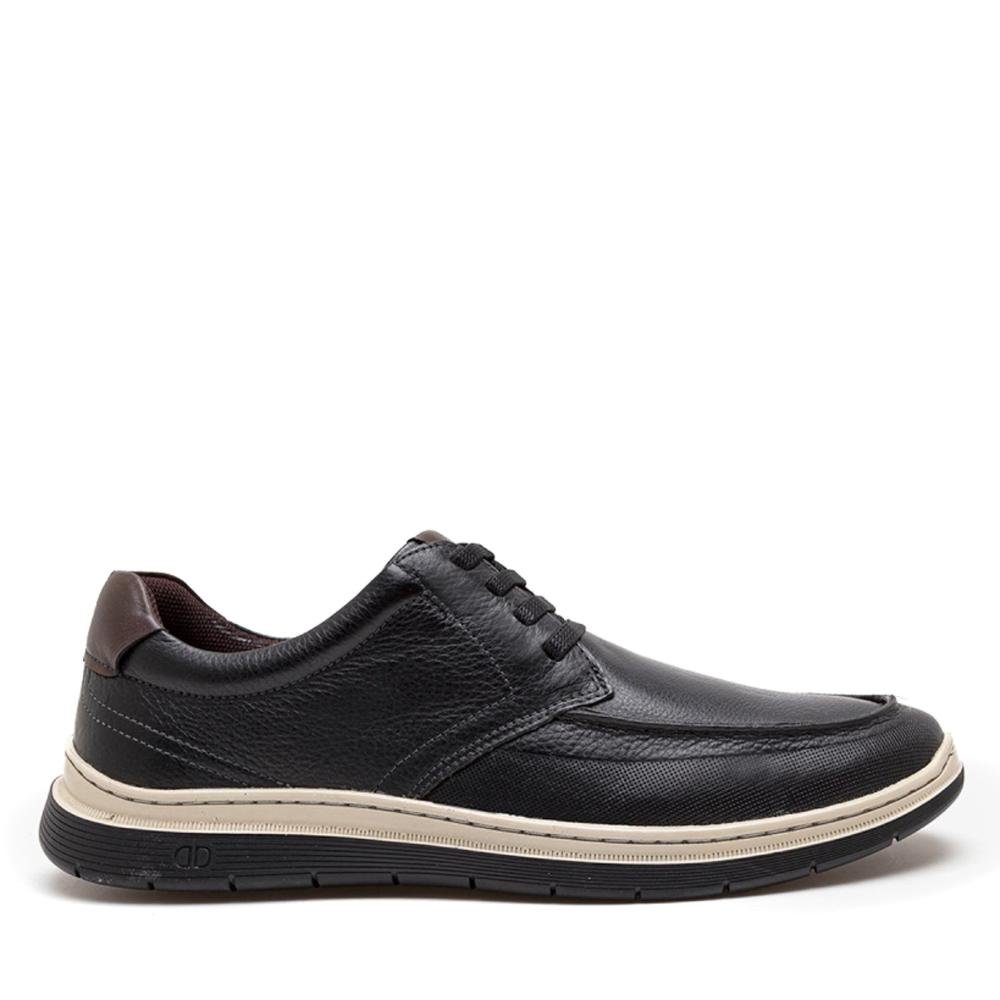 Sapato Masculino Democrata Easy Leave 245202 Preto Preto 1