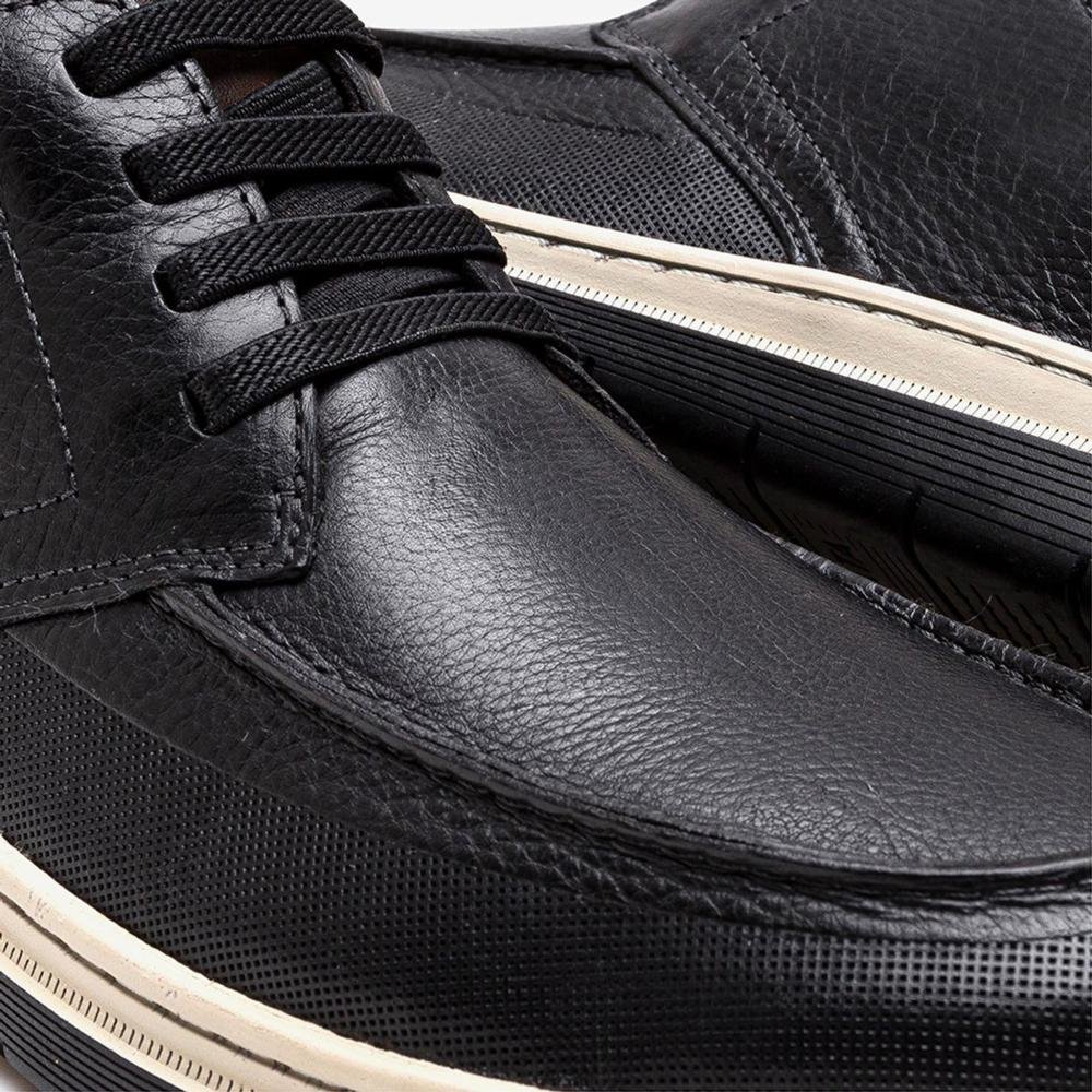 Sapato Masculino Democrata Easy Leave 245202 Preto Preto 4