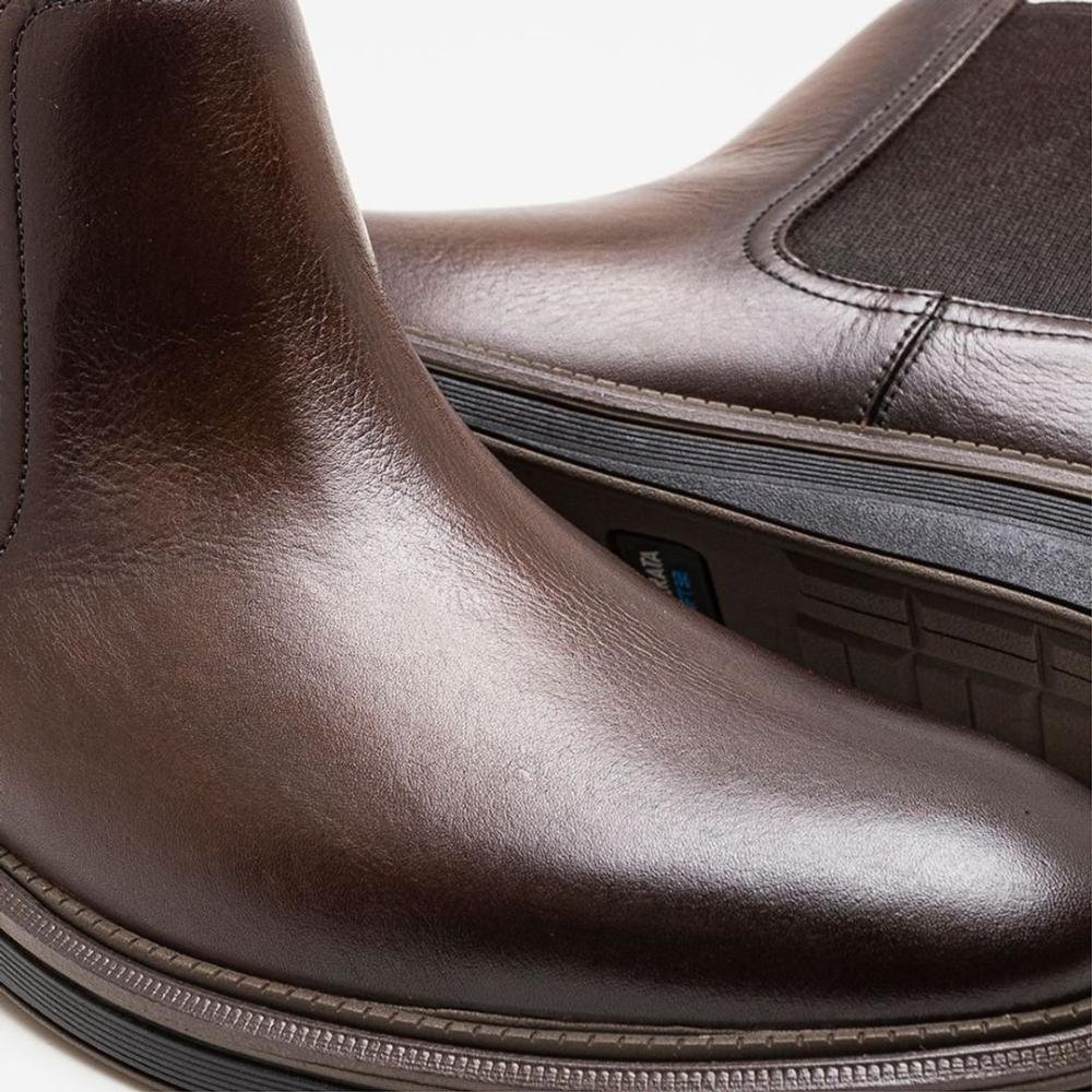 Bota Democrata Masculino Couro 298103 Mogno Mogno 4