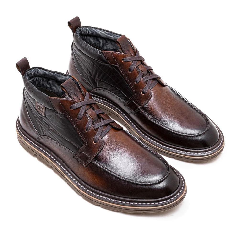 Bota Masculina Democrata Metropolitan Jeff 604104 Mogno Mogno 2