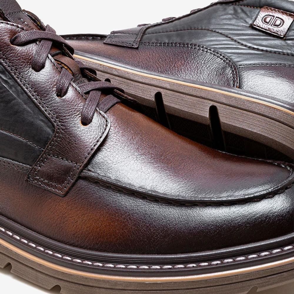 Bota Masculina Democrata Metropolitan Jeff 604104 Mogno Mogno 3