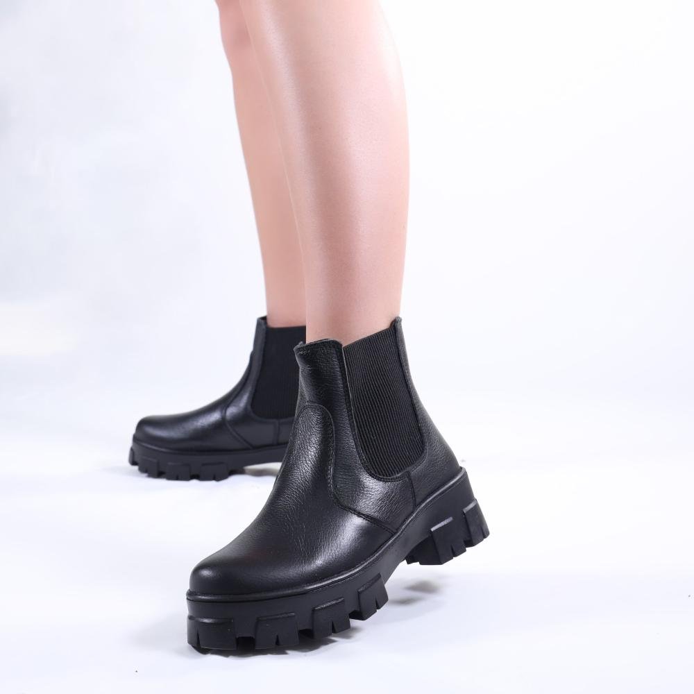 Coturno Feminino Zariff Chelsea 25202025 Preto Preto 9