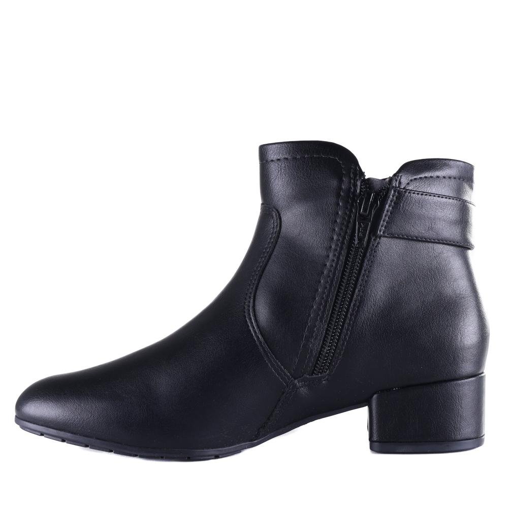Bota Feminina Comfortflex 25-97301 Preto Preto 2