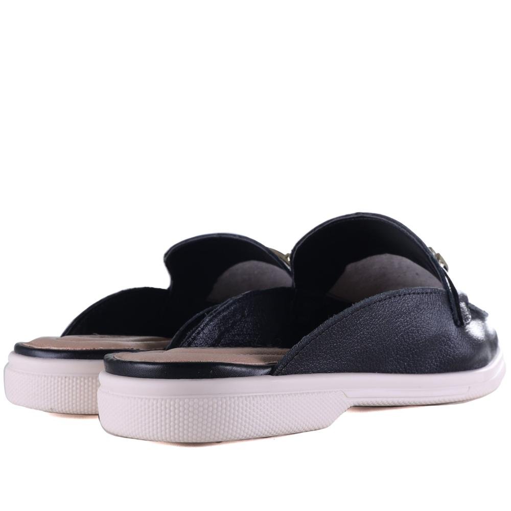 Mule Comfortflex Feminina 25-60331 Preto 4