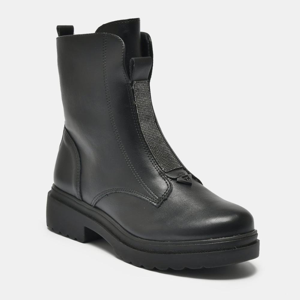 Bota Feminino Via Marte 245-002 Preto Preto 2