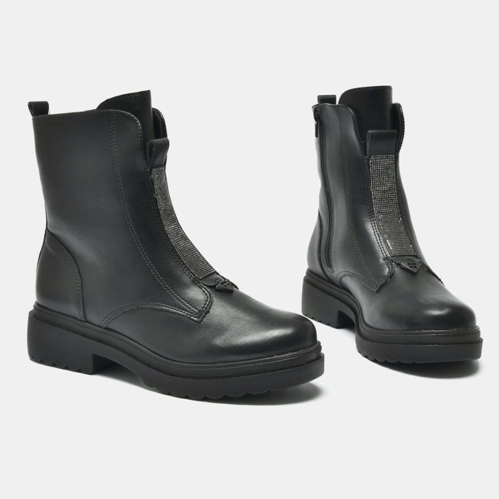 Bota Feminino Via Marte 245-002 Preto Preto 4