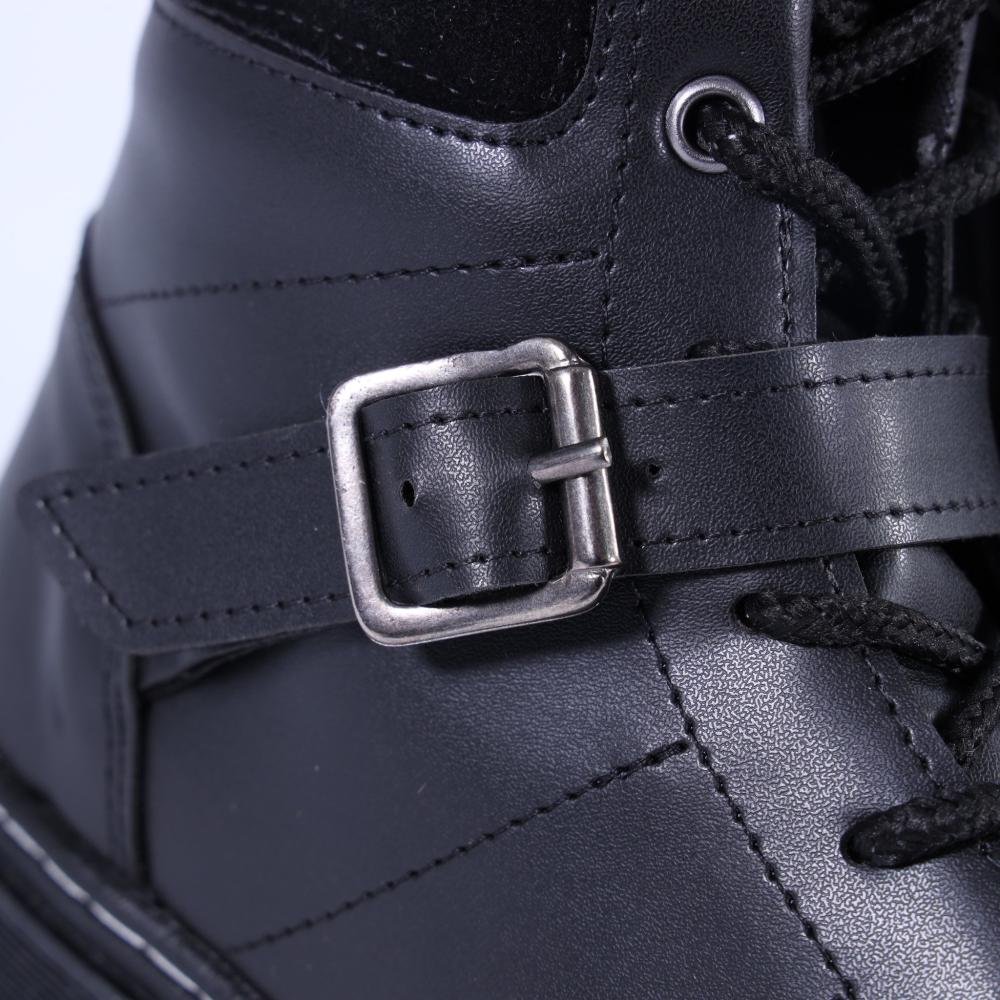 Coturno Feminino Zariff com Fivela 7015 Preto Preto 9