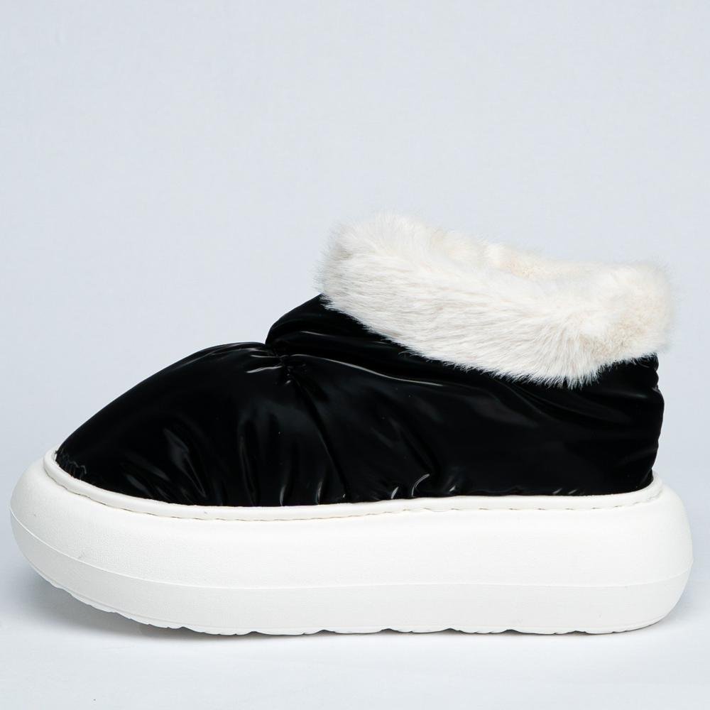 Pantufa Bota Feminina Flowfa Blair Flbla Preto Preto 2