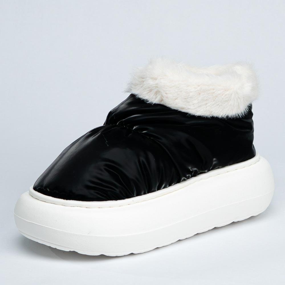 Pantufa Bota Feminina Flowfa Blair Flbla Preto Preto 4