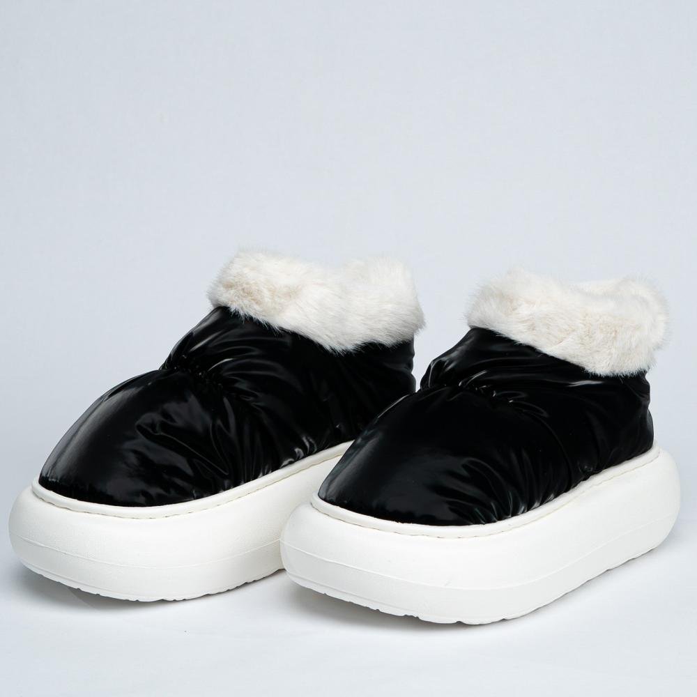 Pantufa Bota Feminina Flowfa Blair Flbla Preto Preto 6