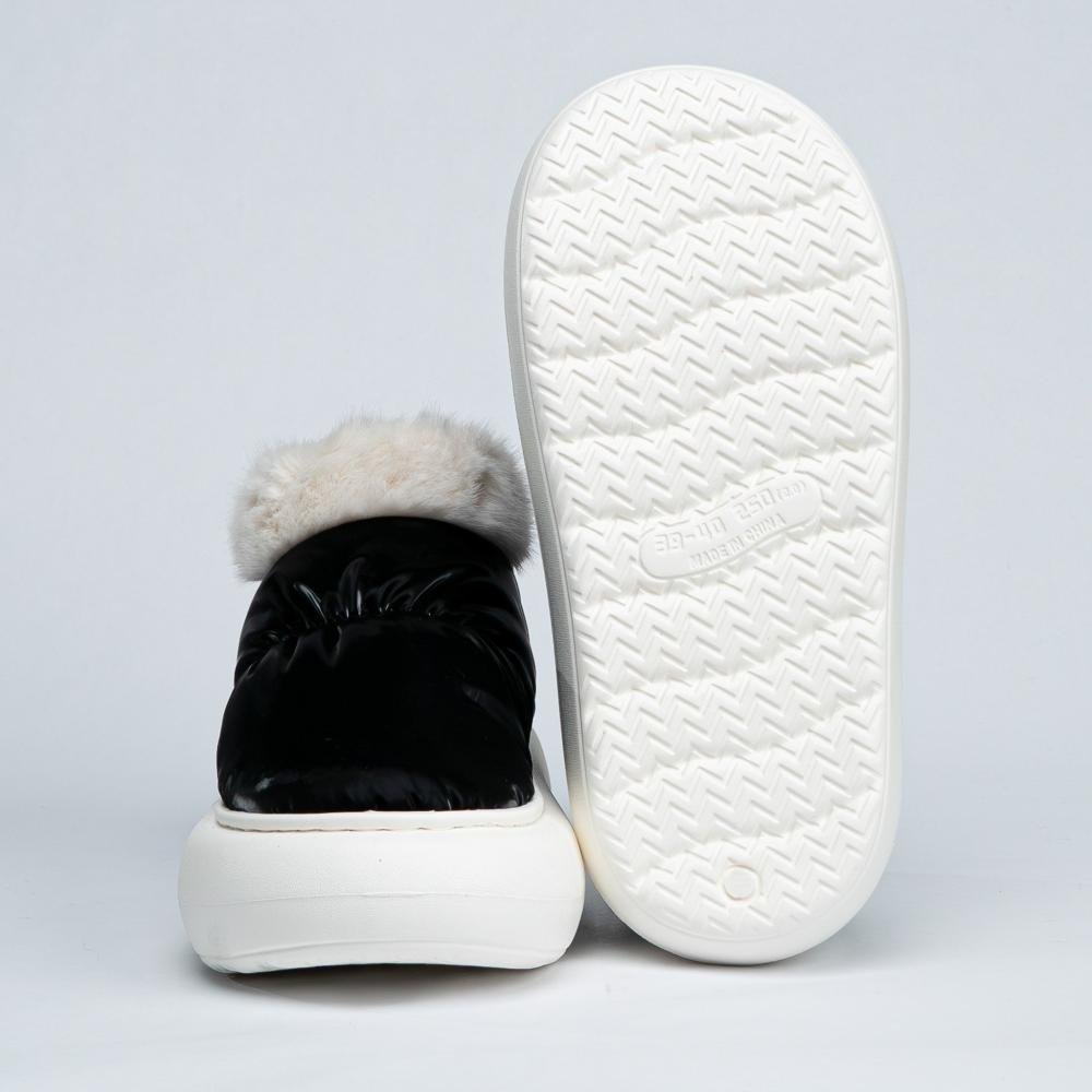 Pantufa Bota Feminina Flowfa Blair Flbla Preto Preto 9