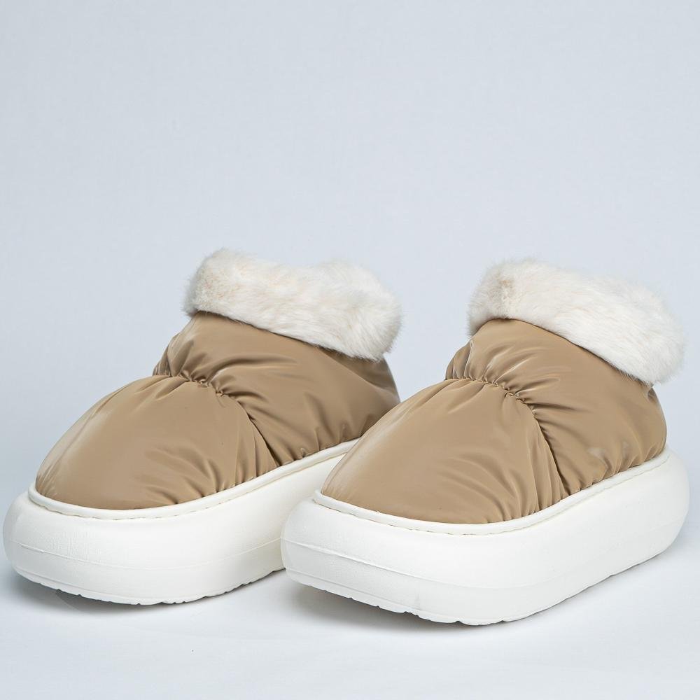 Pantufa Bota Feminina Flowfa Blair Flbla Marrom Marrom 8