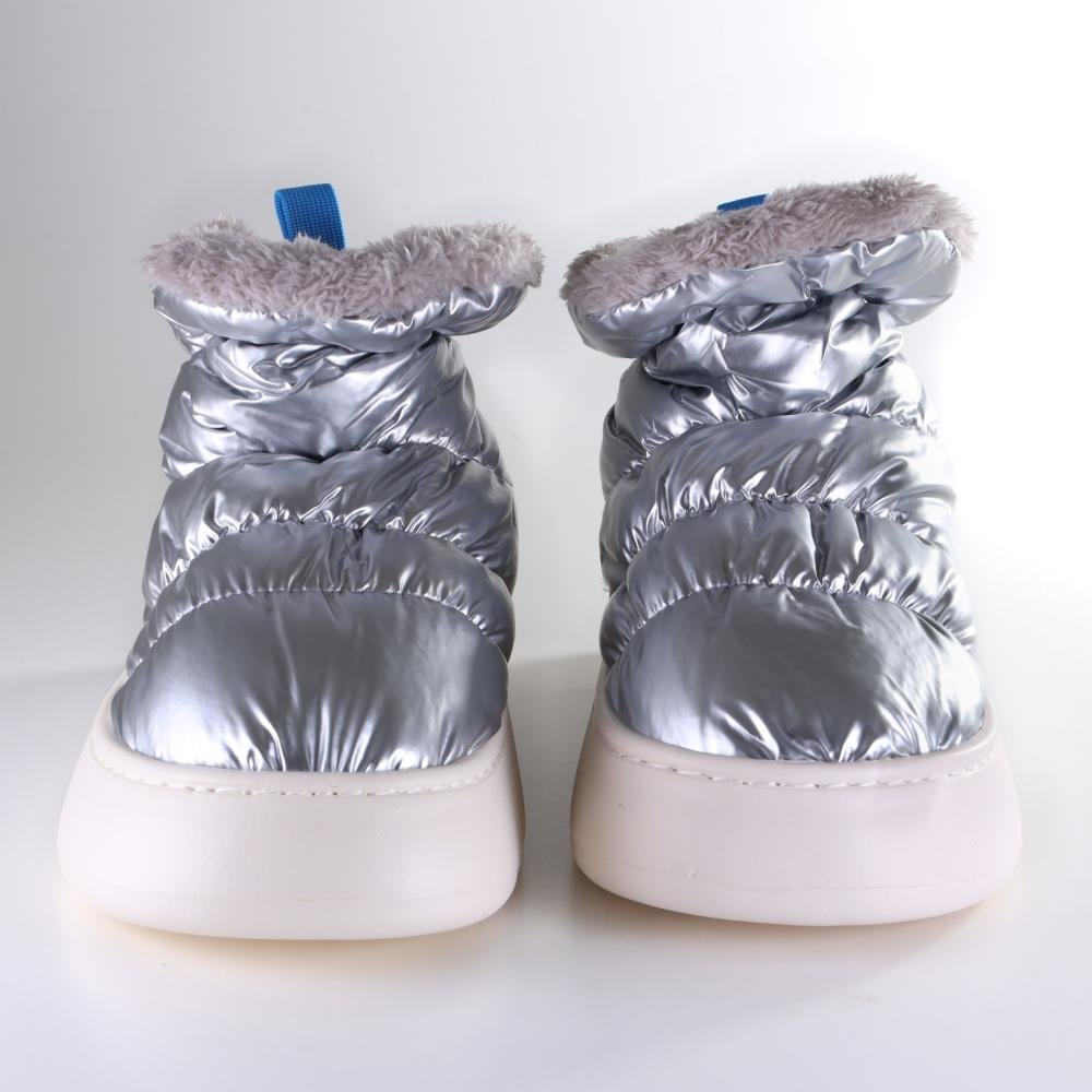 Pantufa Bota Feminina Flowfa Serena Prata Prata 8