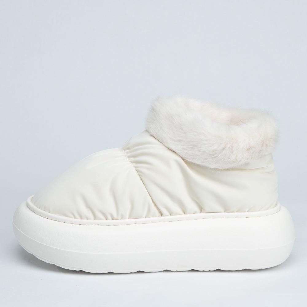 Pantufa Bota Feminina Flowfa Blair Flbla Branco Branco 2