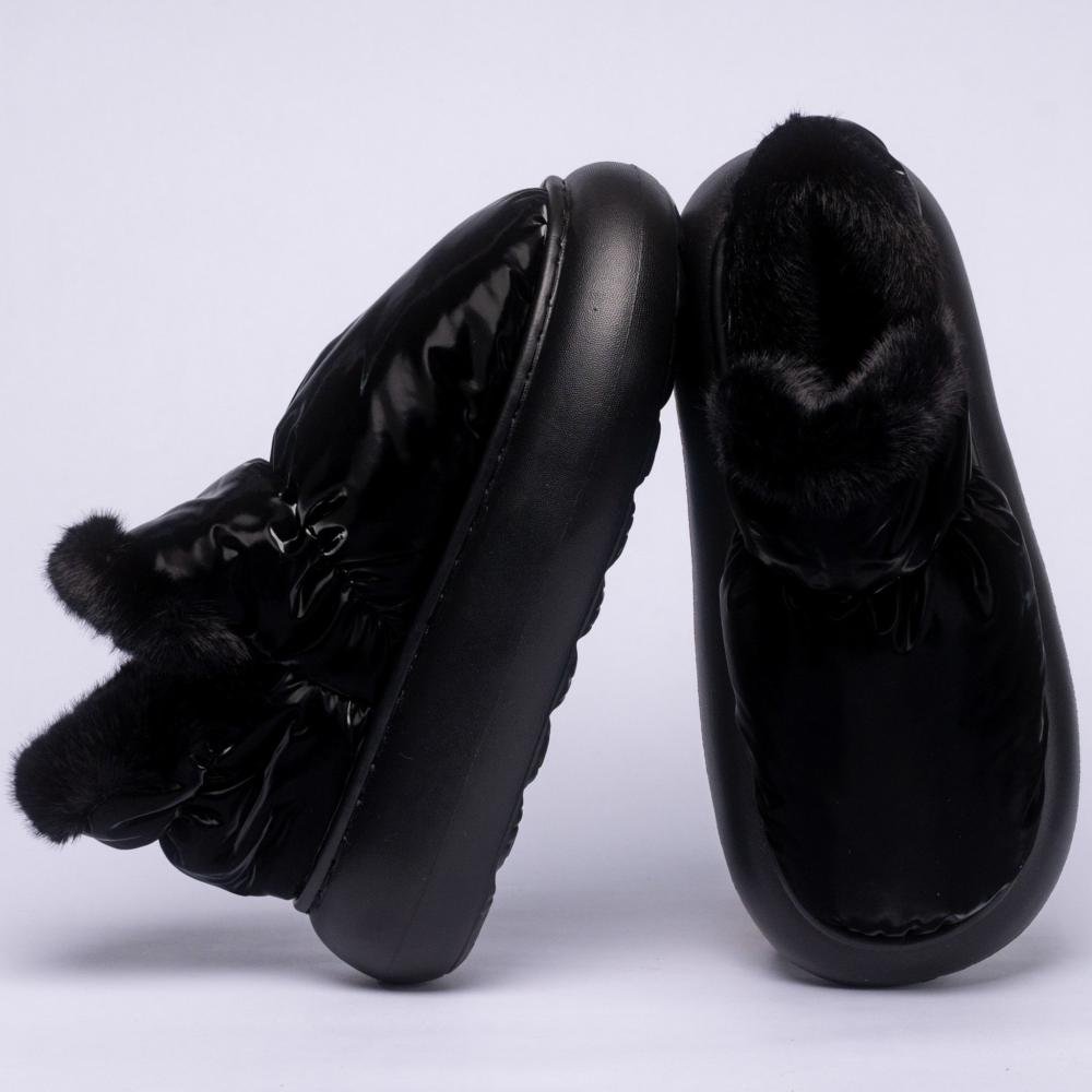 Pantufa Bota Feminina Flowfa Lucy Classic All Black 5