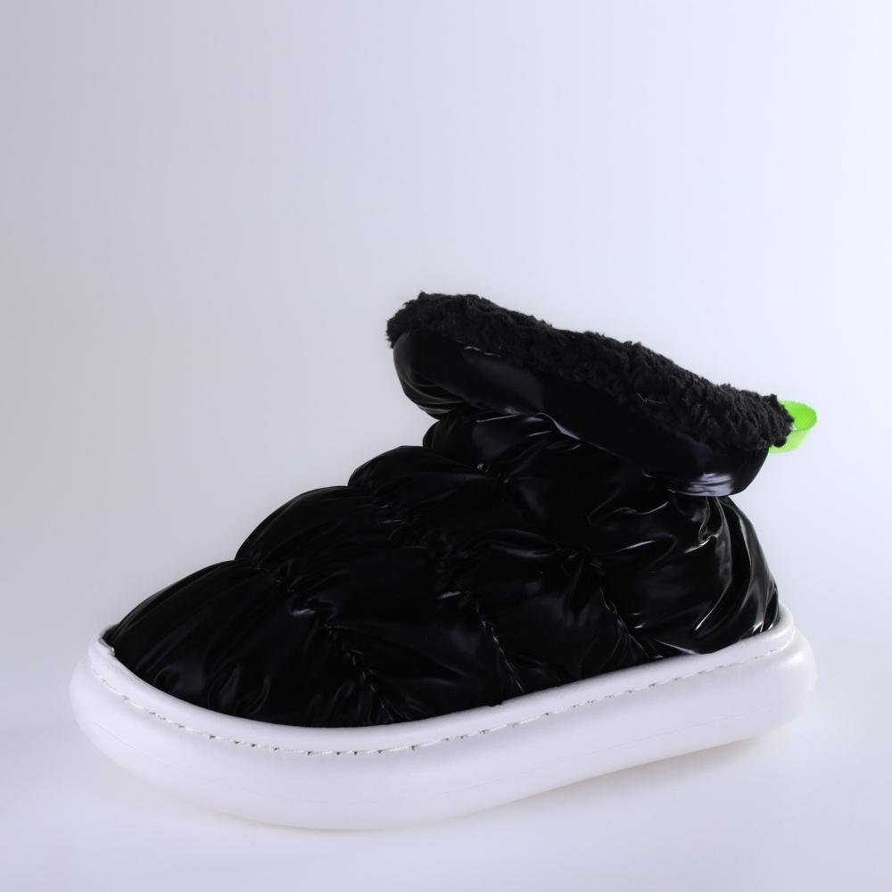 Pantufa Infantil Flowfa Mini Katy Preto Preto 2
