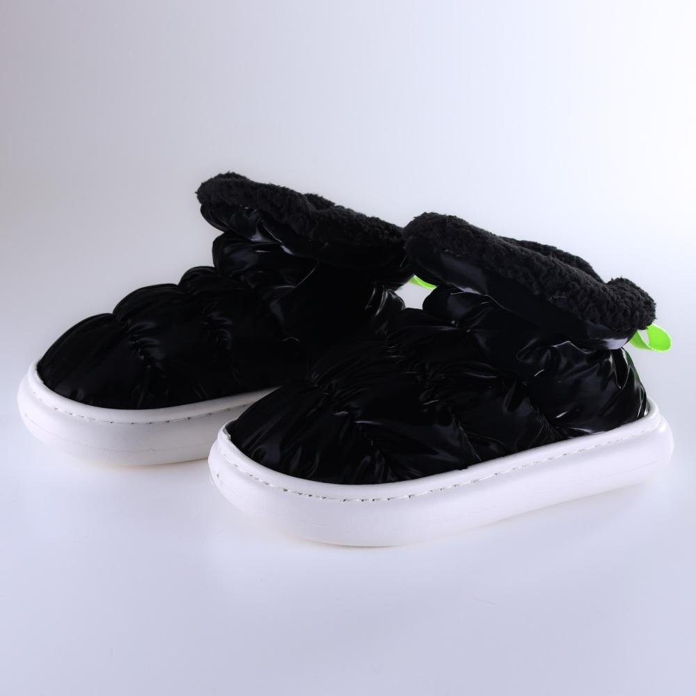 Pantufa Infantil Flowfa Mini Katy Preto Preto 6
