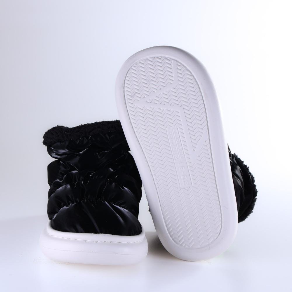 Pantufa Infantil Flowfa Mini Katy Preto Preto 9